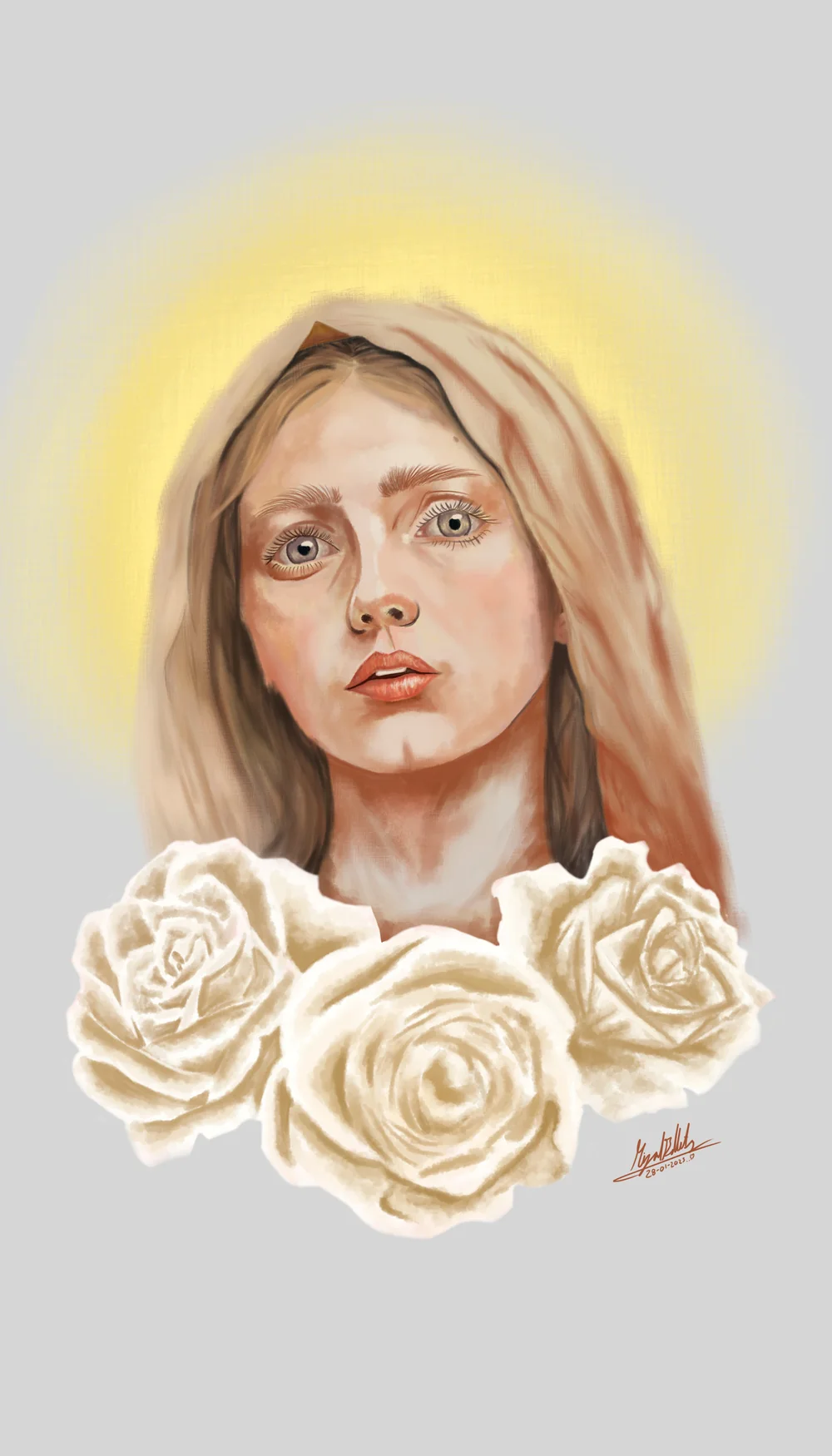 Retrato de la Virgen
