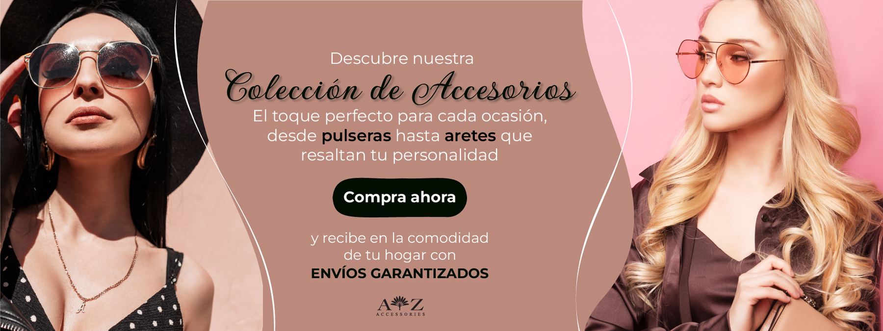 Coleccion de accesorios, con el llamado a comprar dentro del banner.