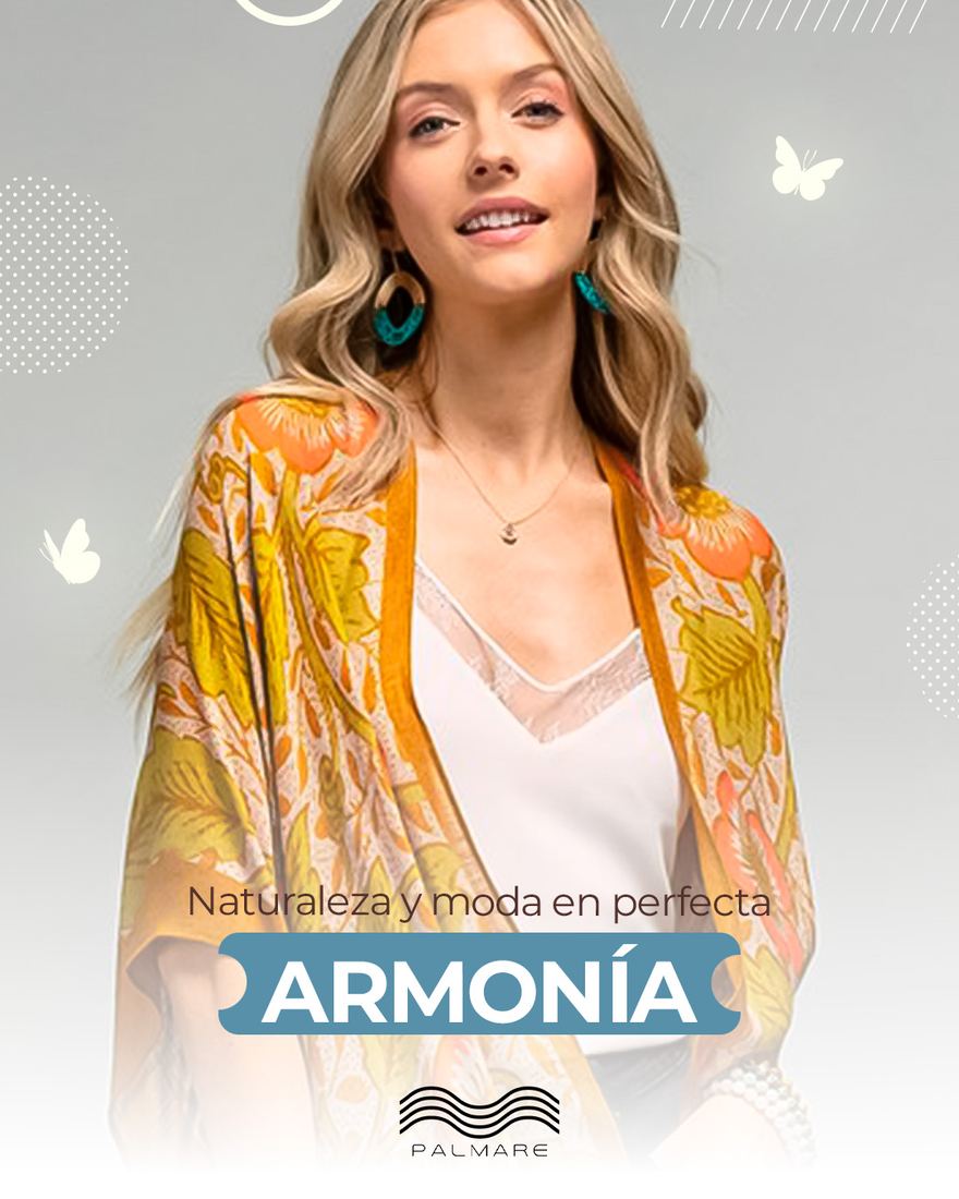 Naturaleza y moda en perfecta armonia.