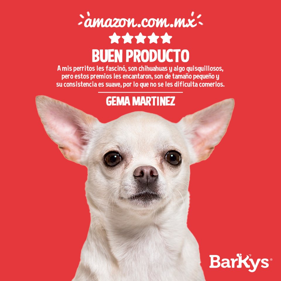 Reseña de Amazon montada sobre el rojo de marca · 14 may 2023