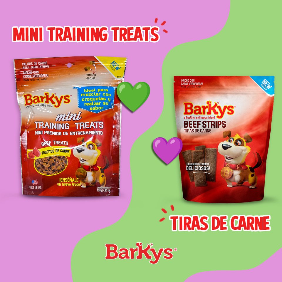 Mini Training Treats y Tiras de Carne · jun 2023