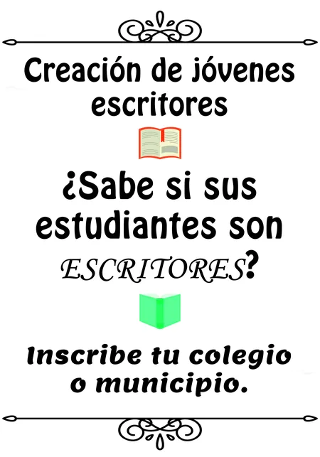 Versión vertical de la pieza de jóvenes escritores