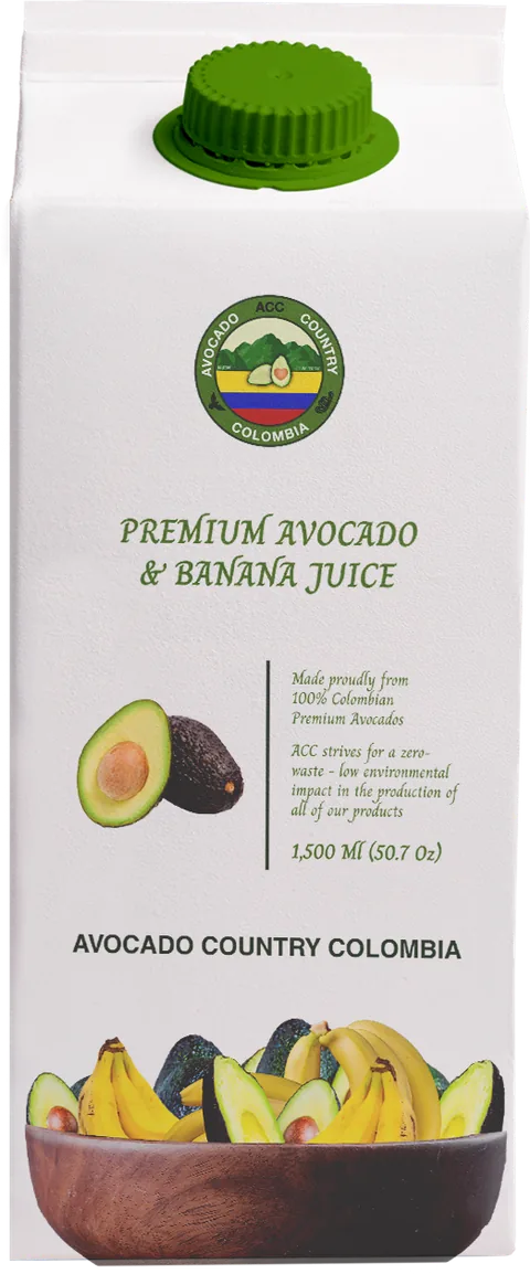Jugo de aguacate y banano de 1.500 ml.