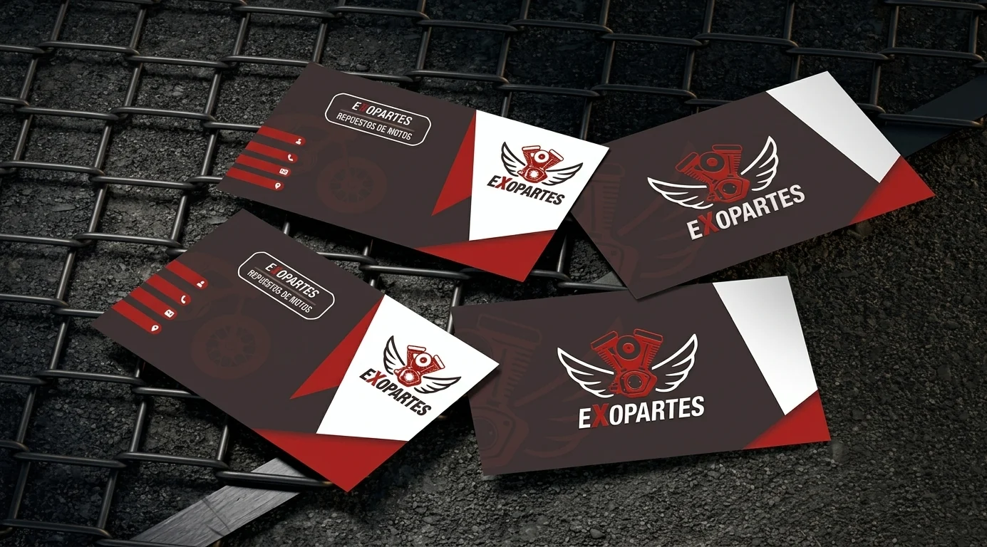 Simulación de las tarjetas impresas