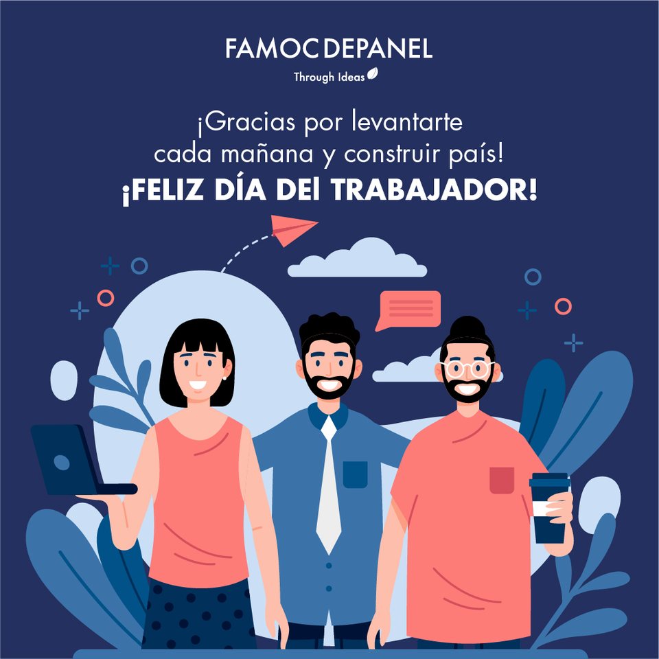 Gracias por levantarte cada mañana y construir país: día del trabajador