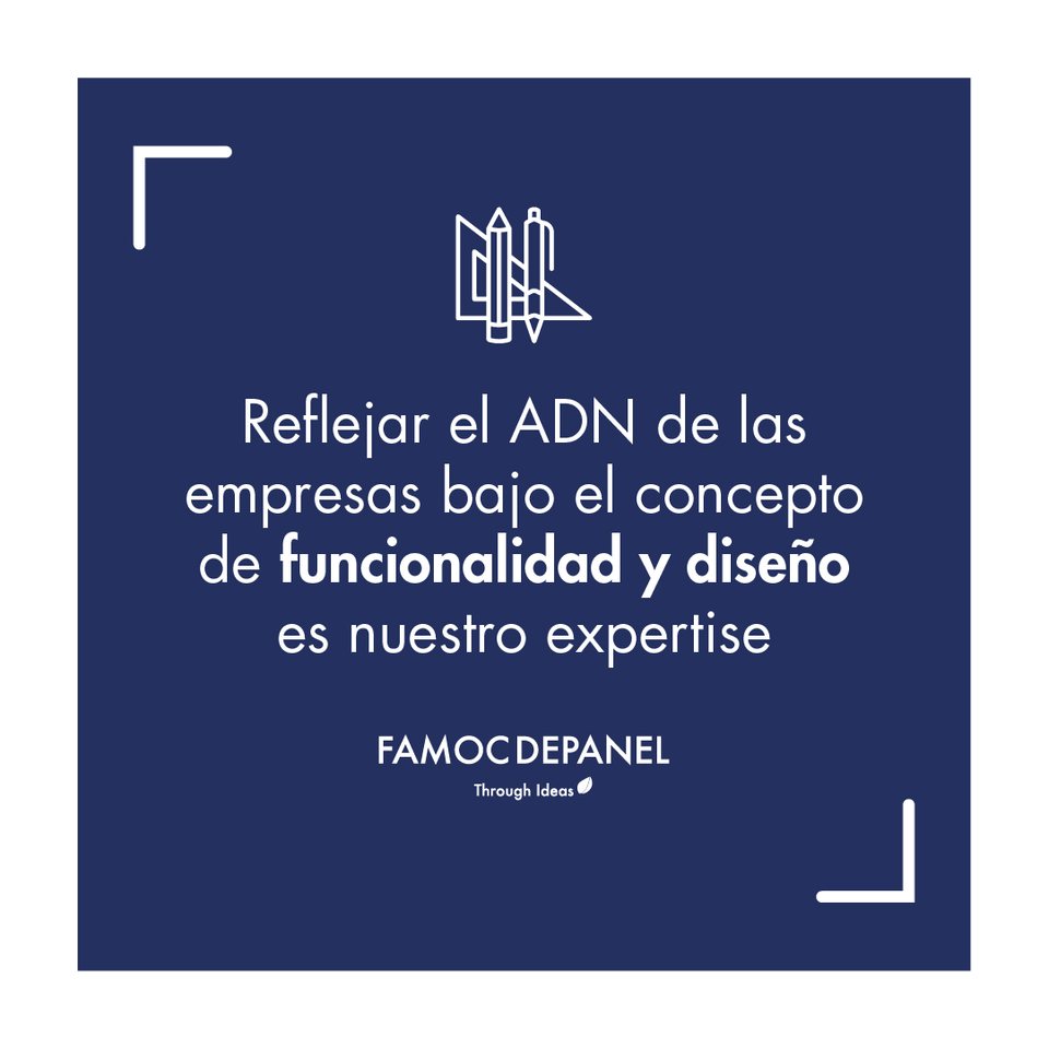 Reflejar el ADN de las empresas bajo el concepto de funcionalidad y diseño