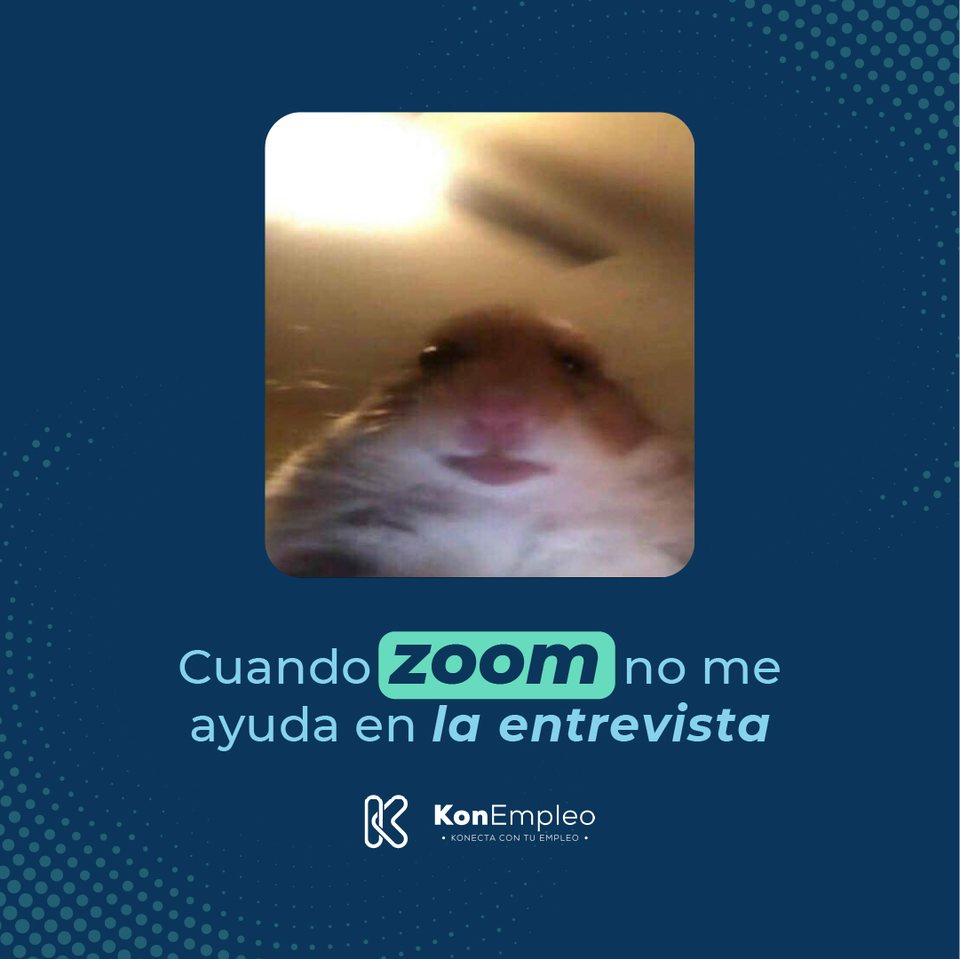«Cuando Zoom no me ayuda en la entrevista» · 4 ene 2023