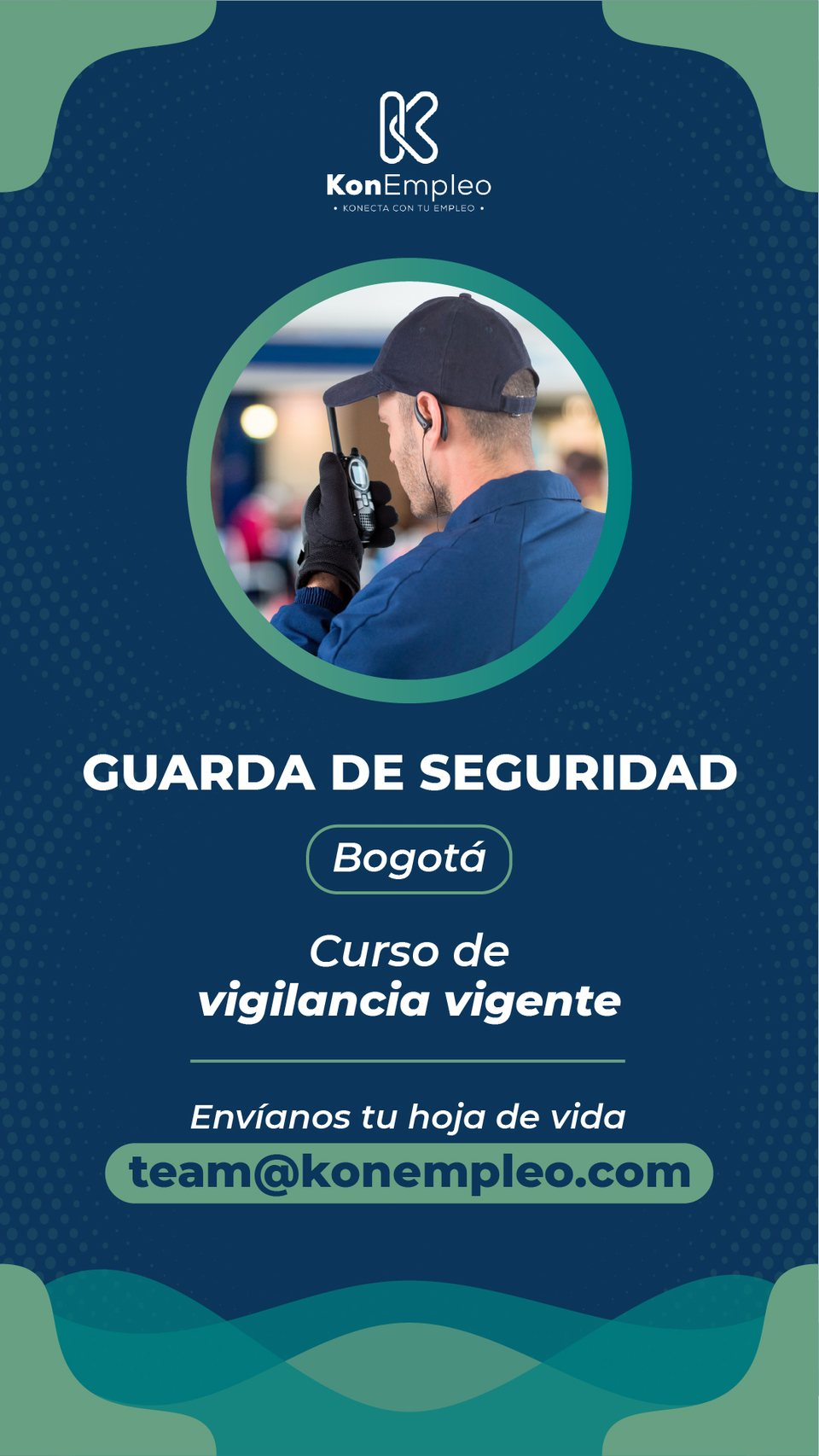 Guarda de Seguridad · Bogotá · curso de vigilancia vigente
