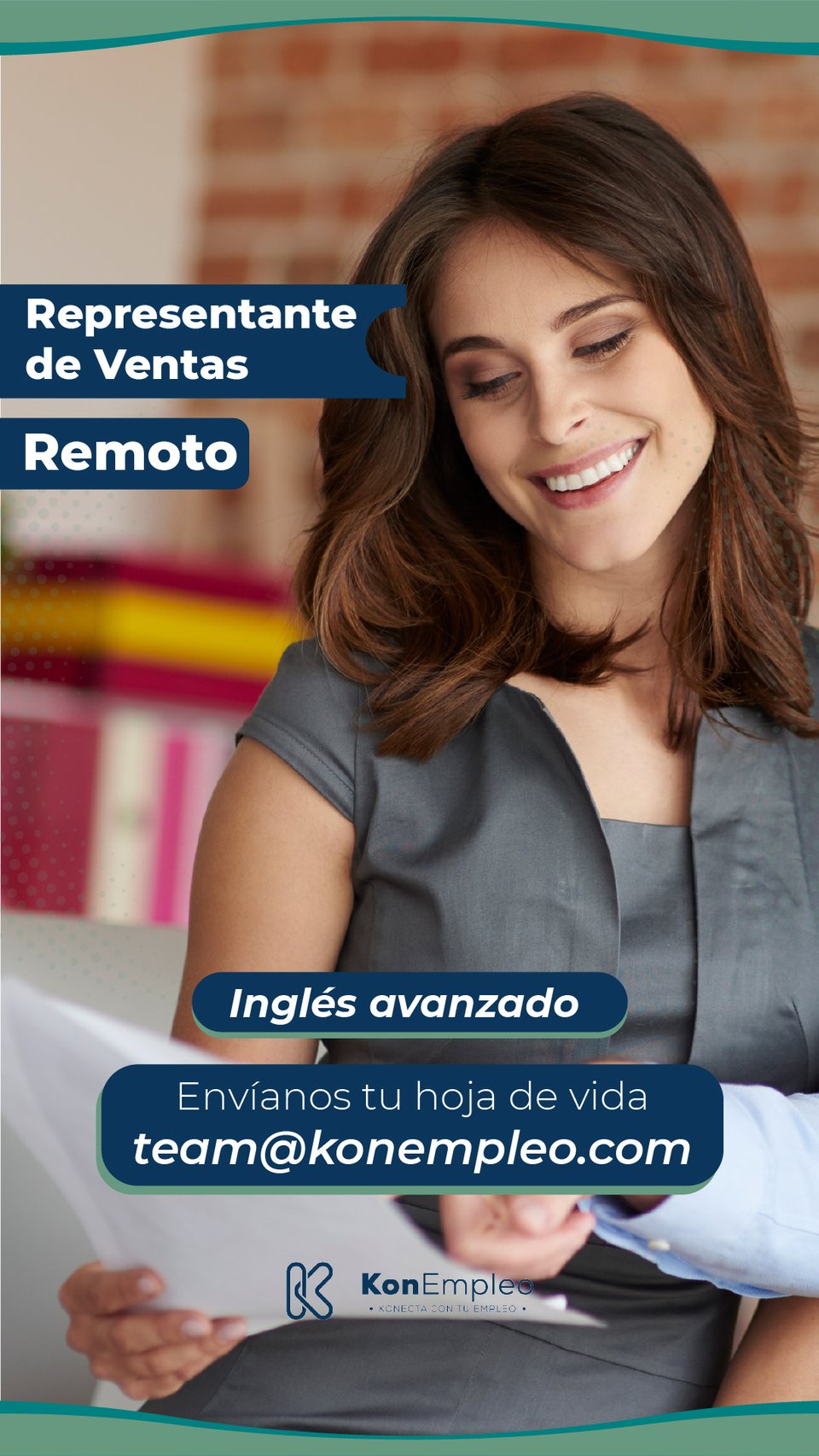 Representante de Ventas · remoto · inglés avanzado