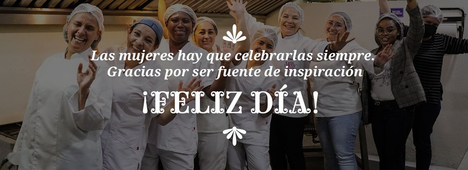 Las mujeres hay que celebrarlas siempre. ¡Feliz día!