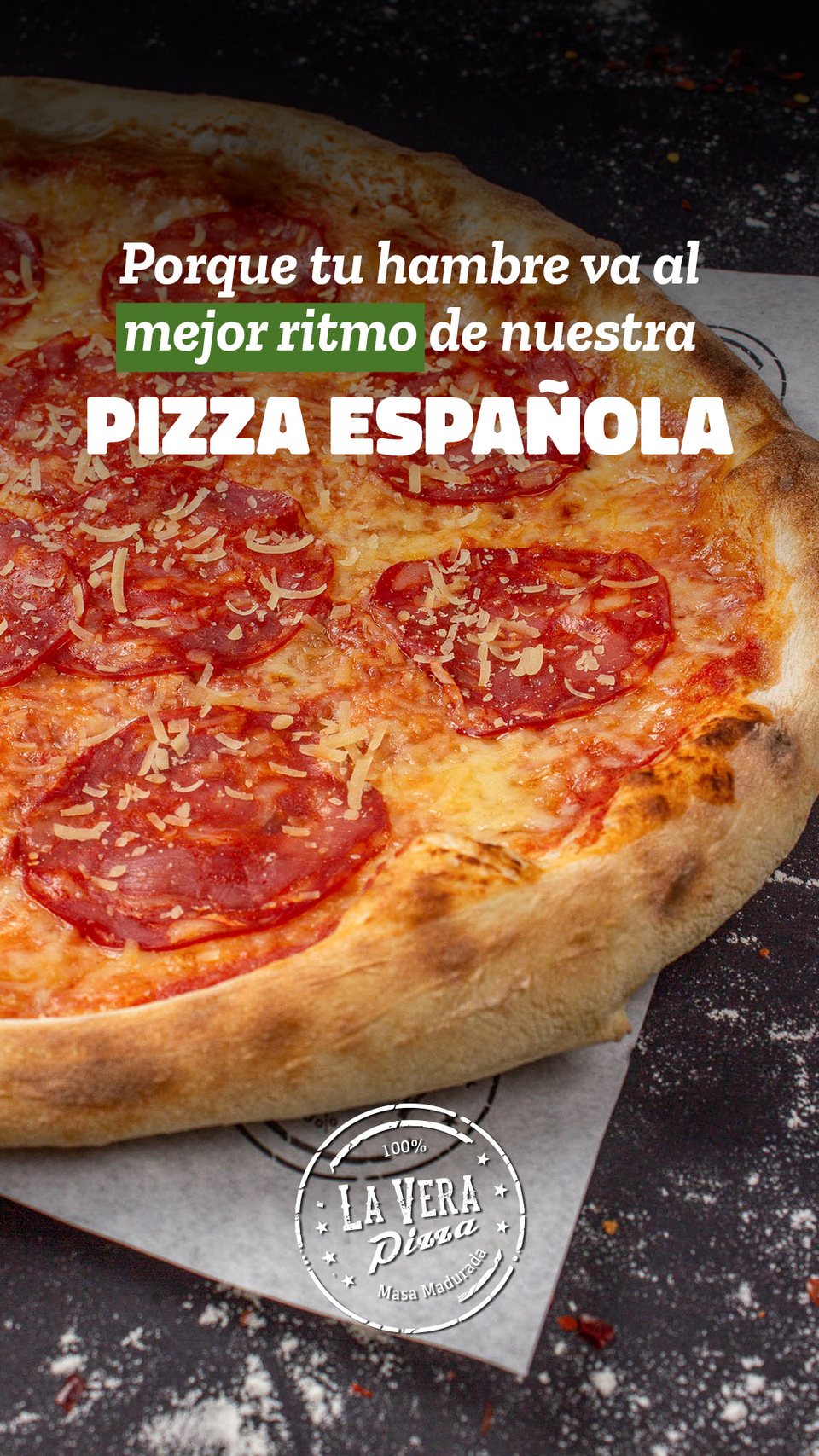 Remate de la historia: la pizza española, «al mejor ritmo»