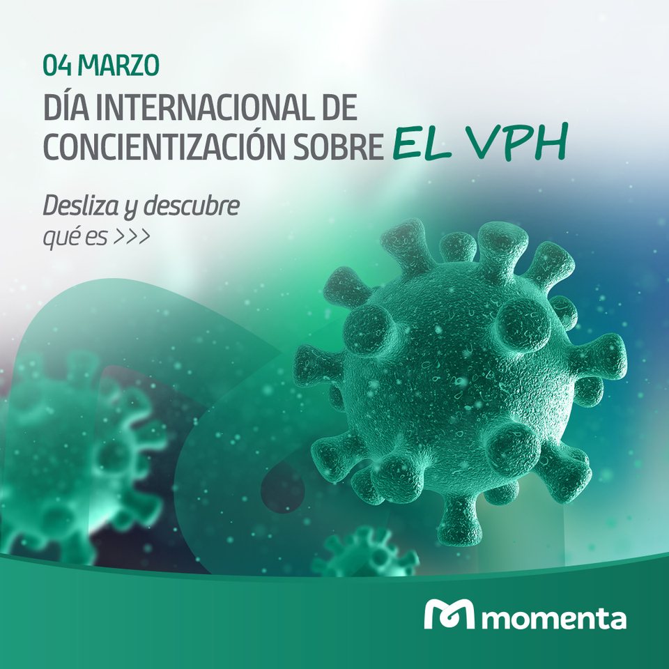4 de marzo, Día Internacional de Concientización sobre el VPH, con un render 3D del virus