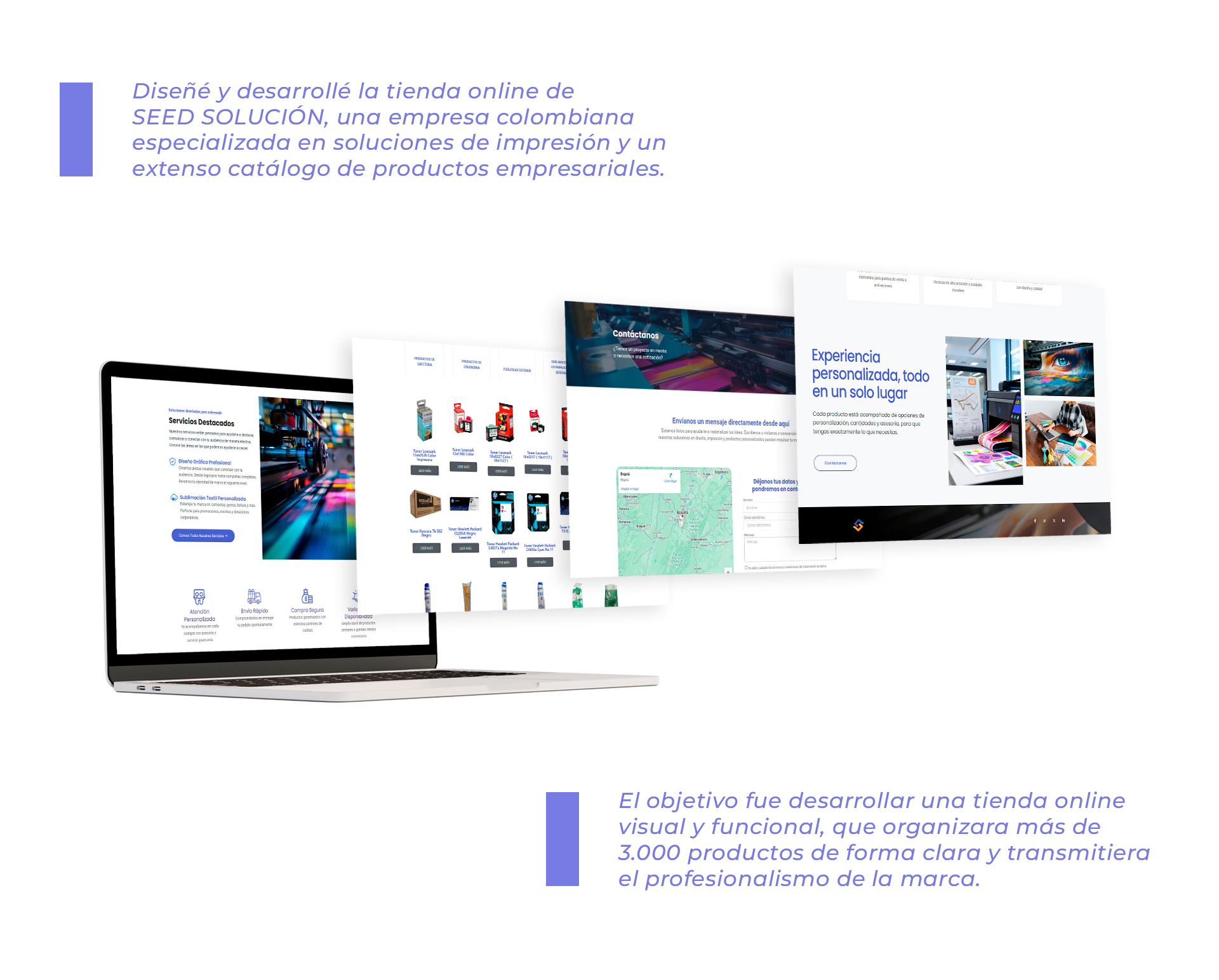 SEED SOLUCIÓN - Servicios y contacto