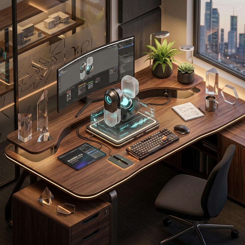 Modelado Tridimensional en Blender y Renders de alta resolución