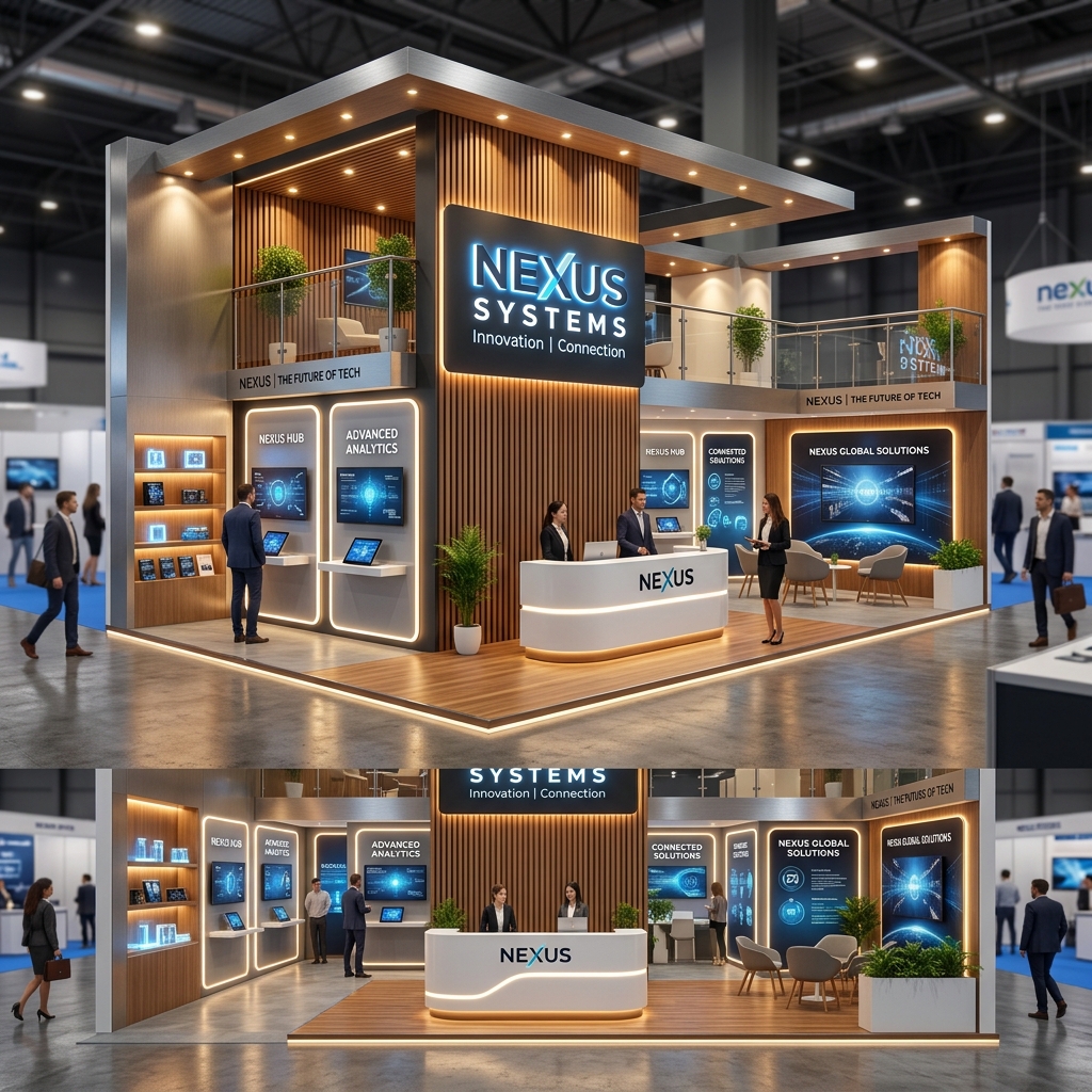 Diseño Conceptual de Stands para Eventos y Materiales Publicitarios POP